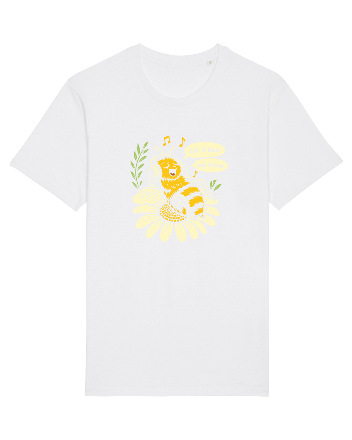 Tricou mânecă scurtă Unisex Rocker White