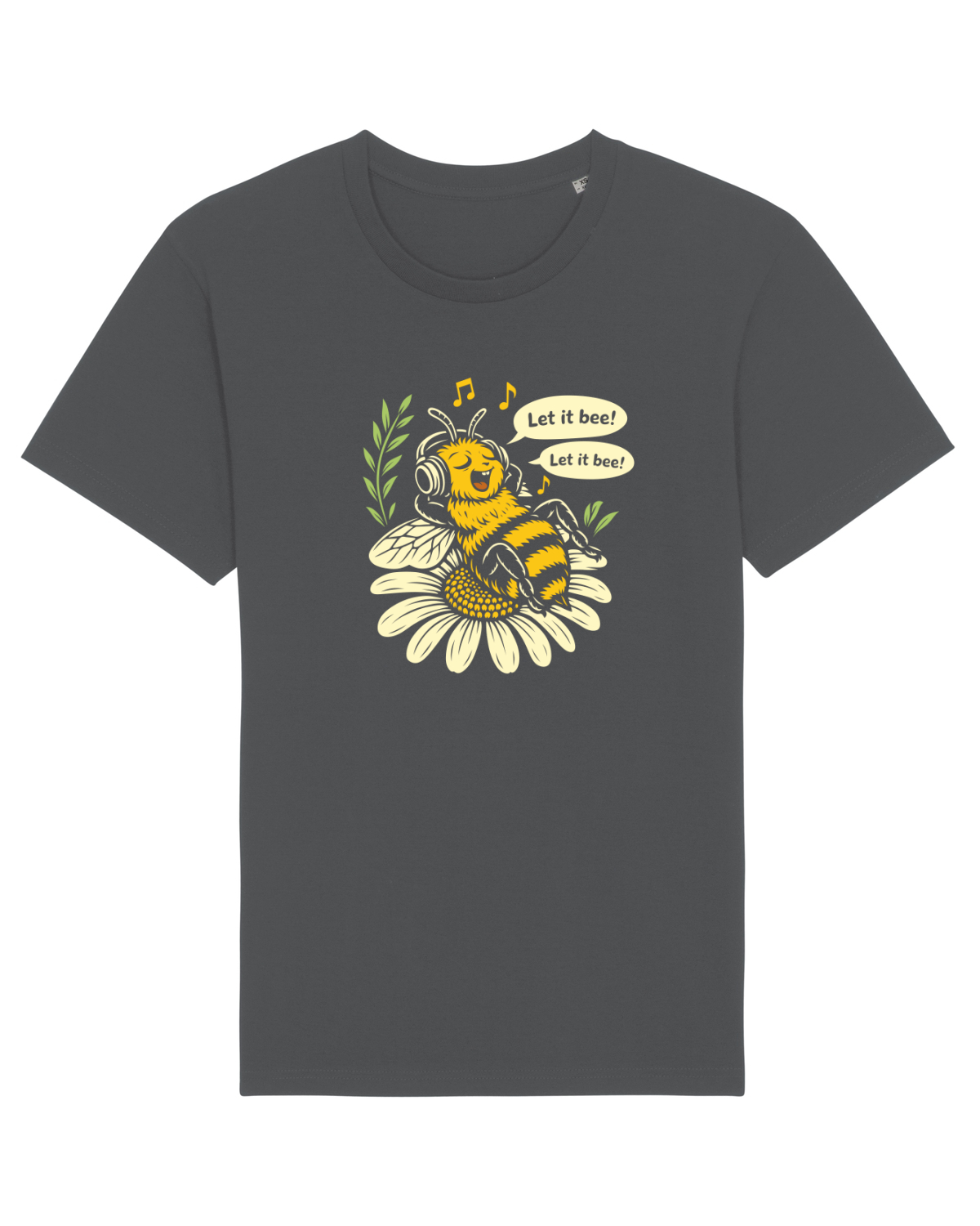 Tricou mânecă scurtă Unisex Rocker Anthracite