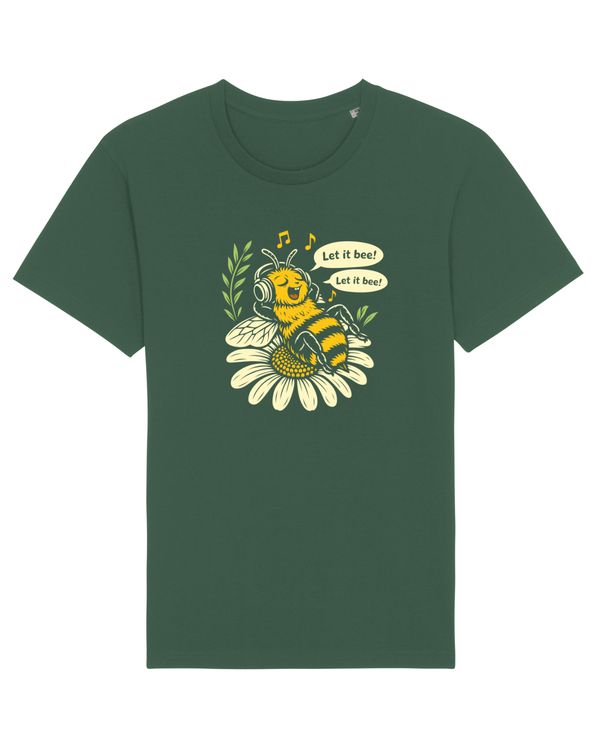 Tricou mânecă scurtă Unisex Rocker Bottle Green