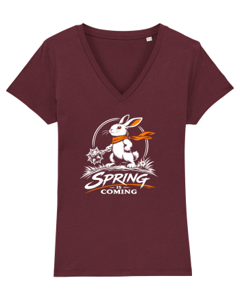 Spring Is Coming – Iepuraș cu Atitudine Burgundy