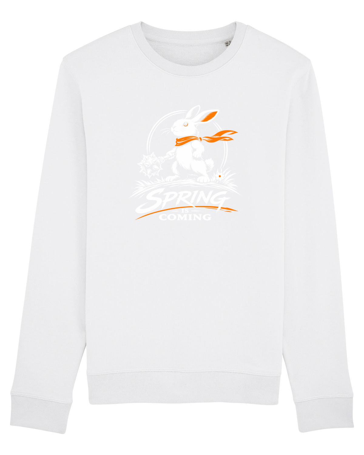 Bluză mânecă lungă Unisex Rise White
