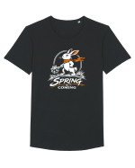 Spring Is Coming – Iepuraș cu Atitudine Tricou mânecă scurtă guler larg Bărbat Skater