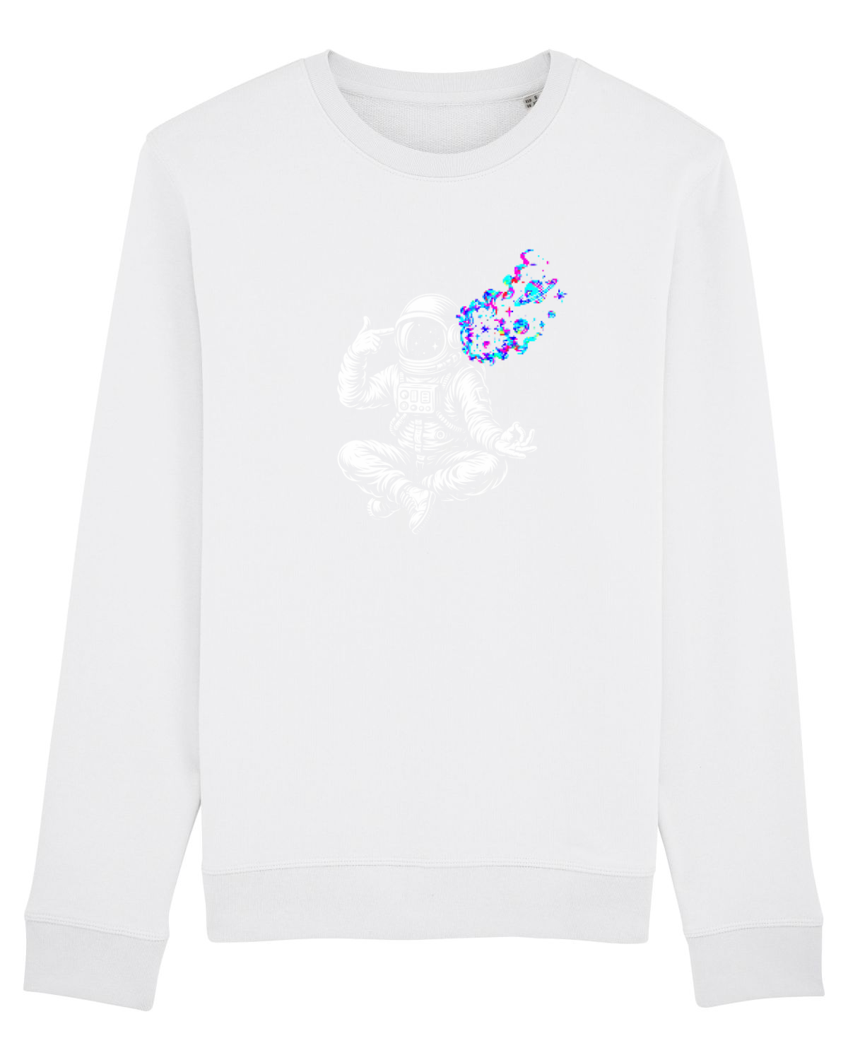 Bluză mânecă lungă Unisex Rise White