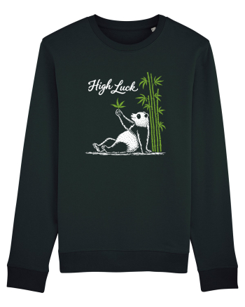 High Luck – Lucky Panda Bluză mânecă lungă Unisex Rise