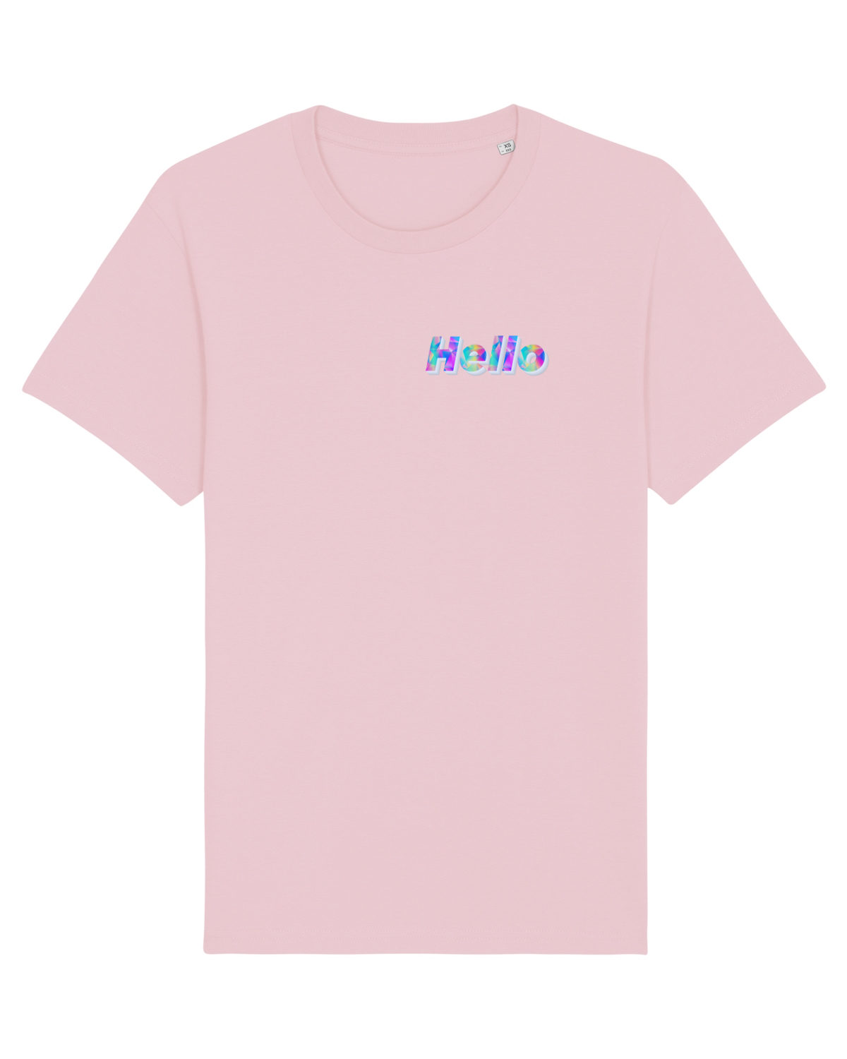 Tricou mânecă scurtă Unisex Rocker Cotton Pink