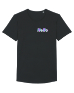 Hello Tricou mânecă scurtă guler larg Bărbat Skater