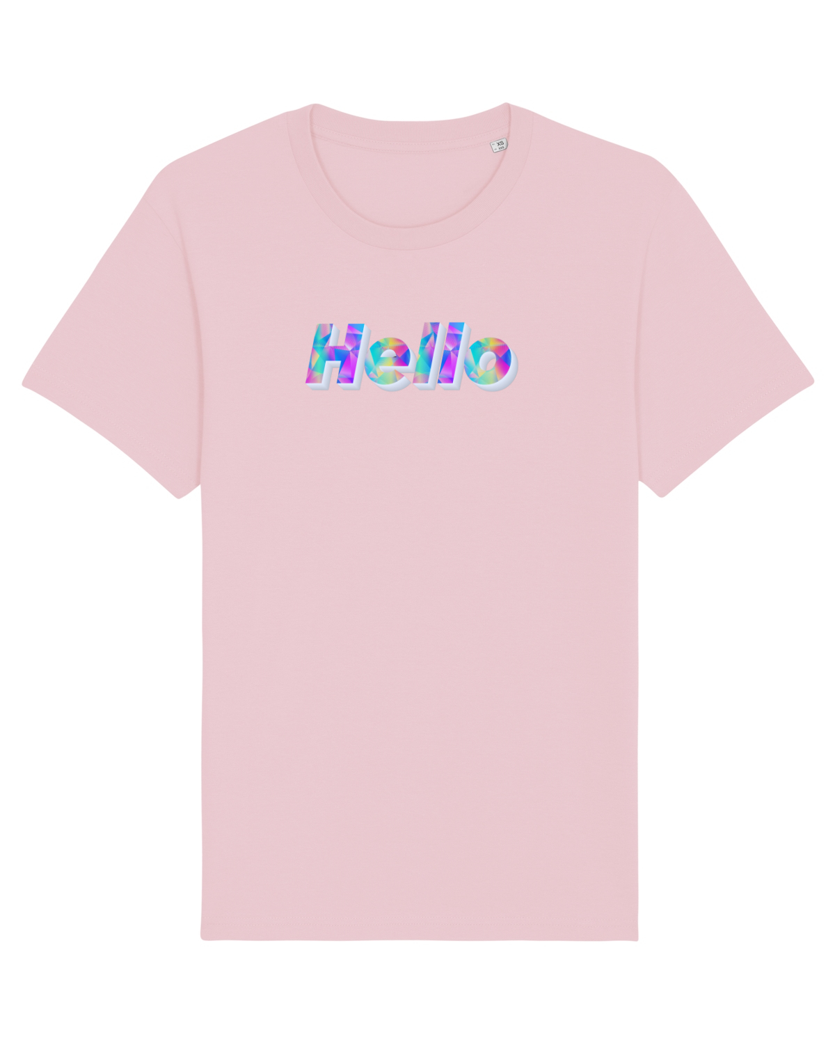 Tricou mânecă scurtă Unisex Rocker Cotton Pink