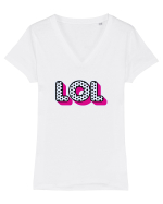 Lol Tricou mânecă scurtă guler V Damă Evoker