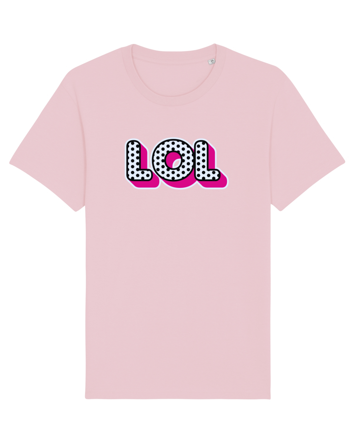 Tricou mânecă scurtă Unisex Rocker Cotton Pink