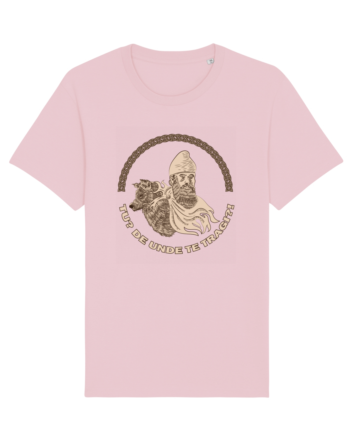 Tricou mânecă scurtă Unisex Rocker Cotton Pink