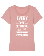 Povestea favorită Tricou mânecă scurtă guler larg fitted Damă Expresser