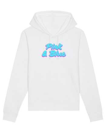 Pink&blue White