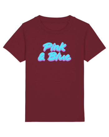 Pink&blue Burgundy