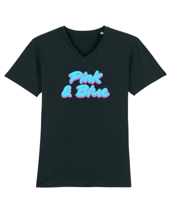 Pink&blue Black