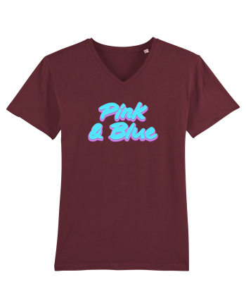 Pink&blue Burgundy