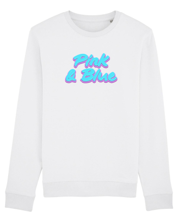 Pink&blue White
