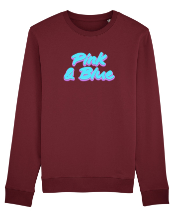 Pink&blue Burgundy