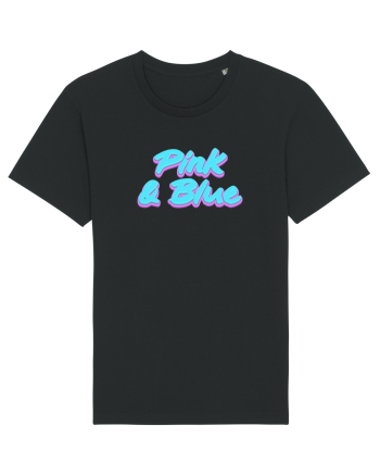 Pink&blue Black