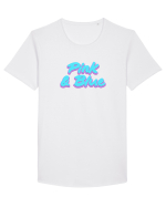Pink&blue Tricou mânecă scurtă guler larg Bărbat Skater
