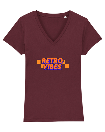 Retro vibes  Burgundy