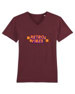 Retro vibes  Tricou mânecă scurtă guler V Bărbat Presenter