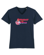 Summer vibes  Tricou mânecă scurtă guler V Bărbat Presenter