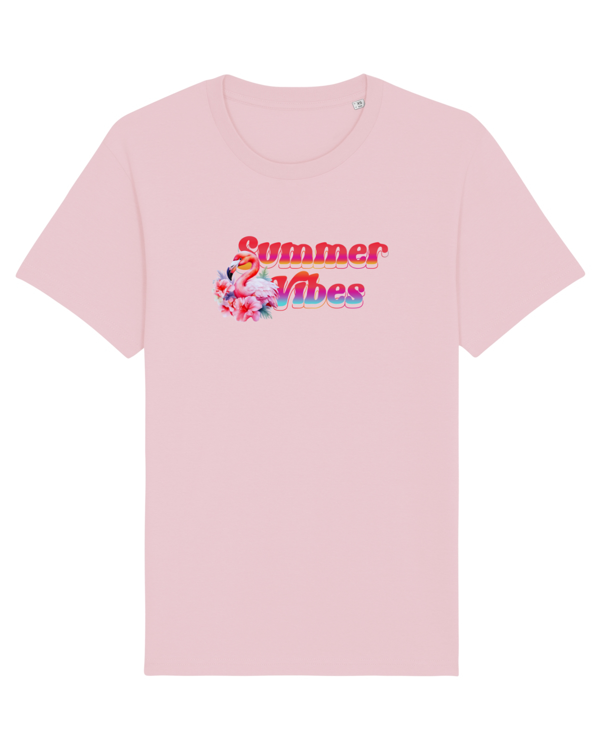 Tricou mânecă scurtă Unisex Rocker Cotton Pink