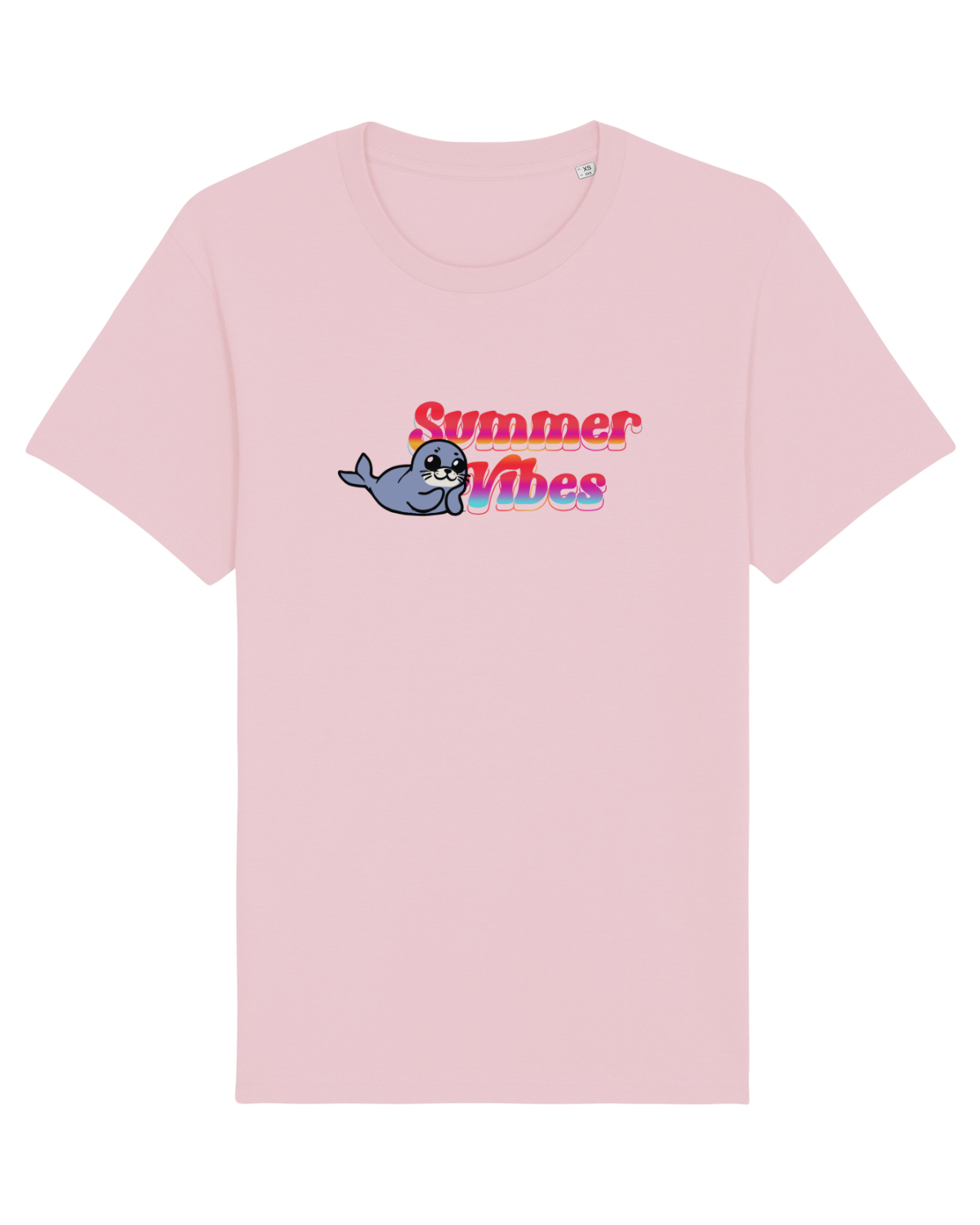 Tricou mânecă scurtă Unisex Rocker Cotton Pink