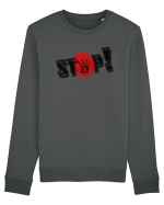 Stop! Bluză mânecă lungă Unisex Rise
