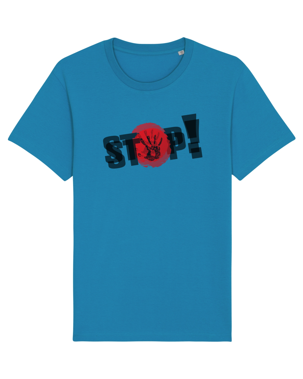 Tricou mânecă scurtă Unisex Rocker Azur