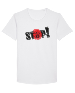 Stop! Tricou mânecă scurtă guler larg Bărbat Skater