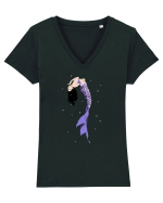 Sirenă Tricou mânecă scurtă guler V Damă Evoker