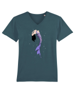 Sirenă Tricou mânecă scurtă guler V Bărbat Presenter