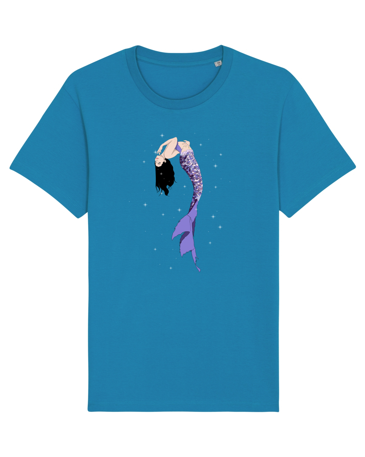 Tricou mânecă scurtă Unisex Rocker Azur