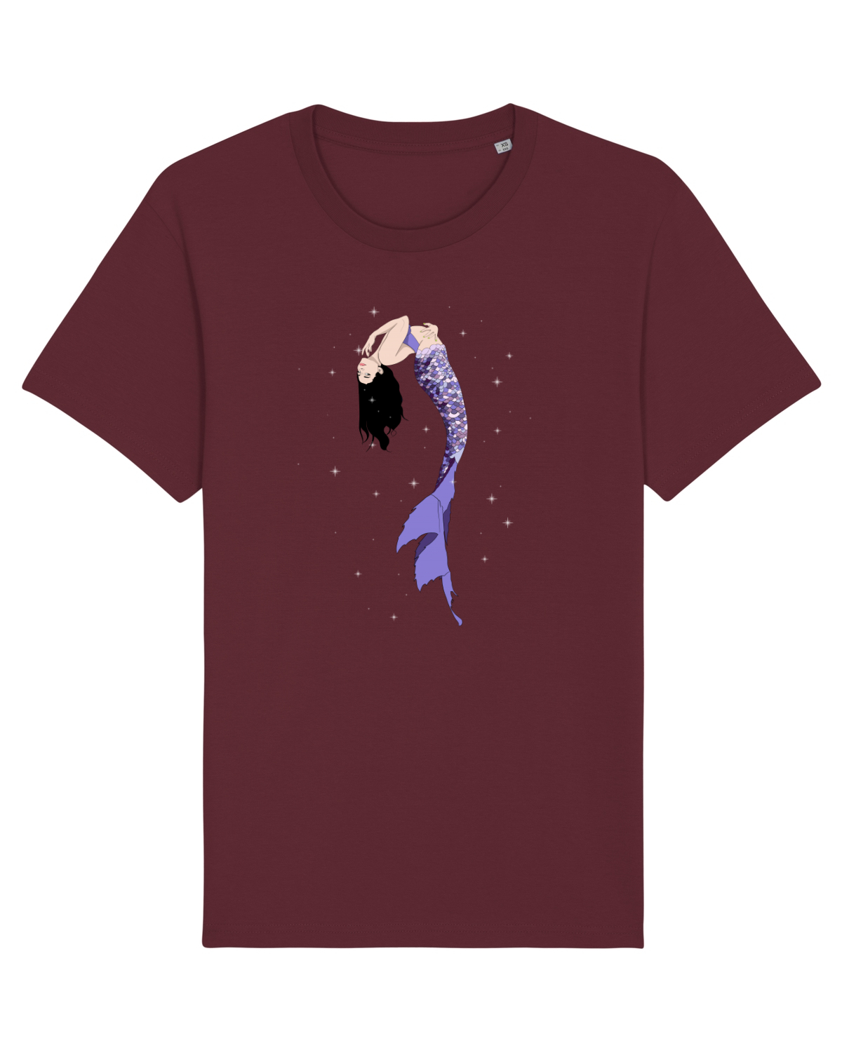Tricou mânecă scurtă Unisex Rocker Burgundy