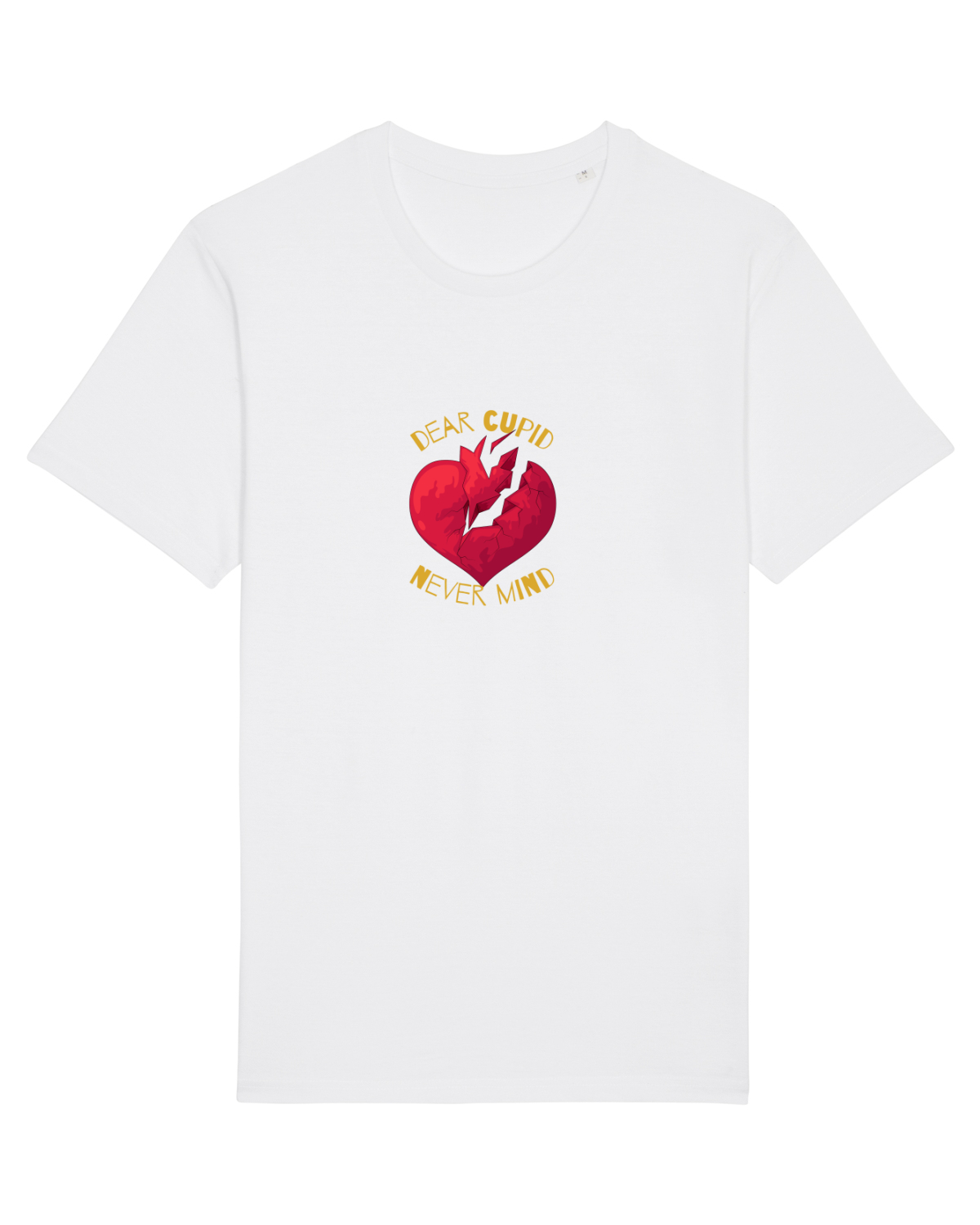 Tricou mânecă scurtă Unisex Rocker White