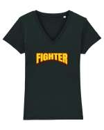 Fighter  Tricou mânecă scurtă guler V Damă Evoker