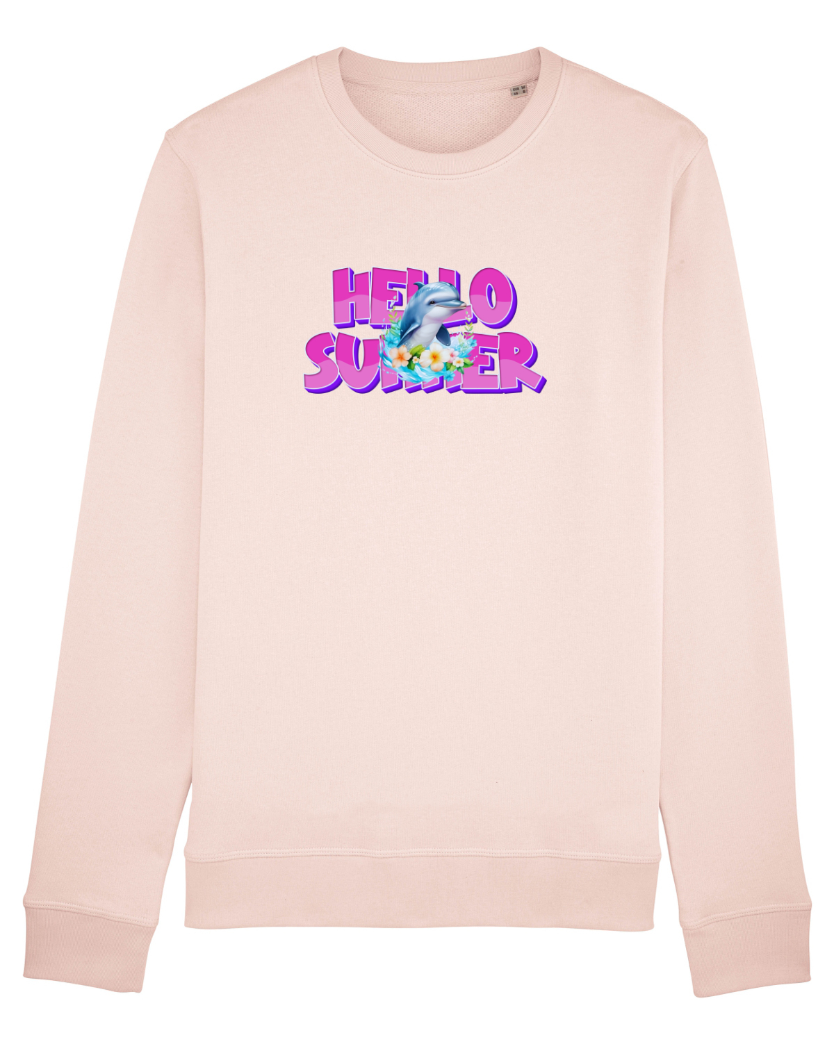 Bluză mânecă lungă Unisex Rise Candy Pink