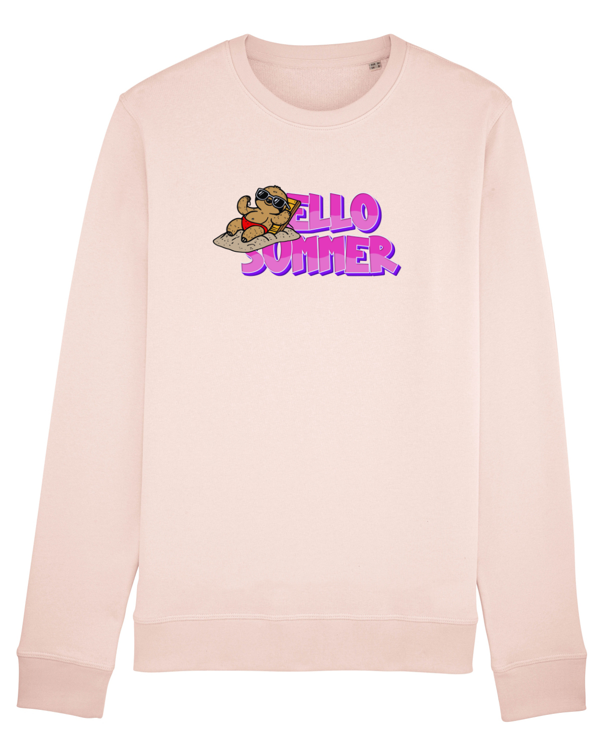 Bluză mânecă lungă Unisex Rise Candy Pink