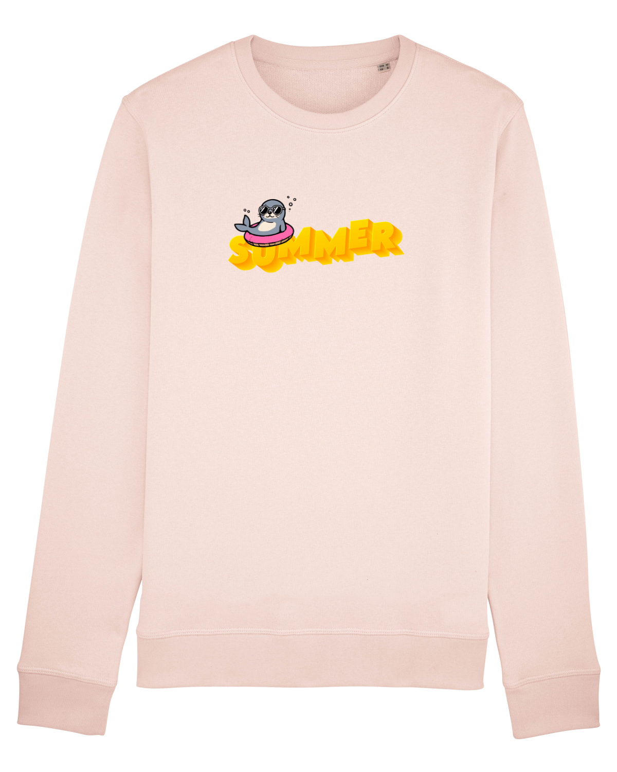 Bluză mânecă lungă Unisex Rise Candy Pink