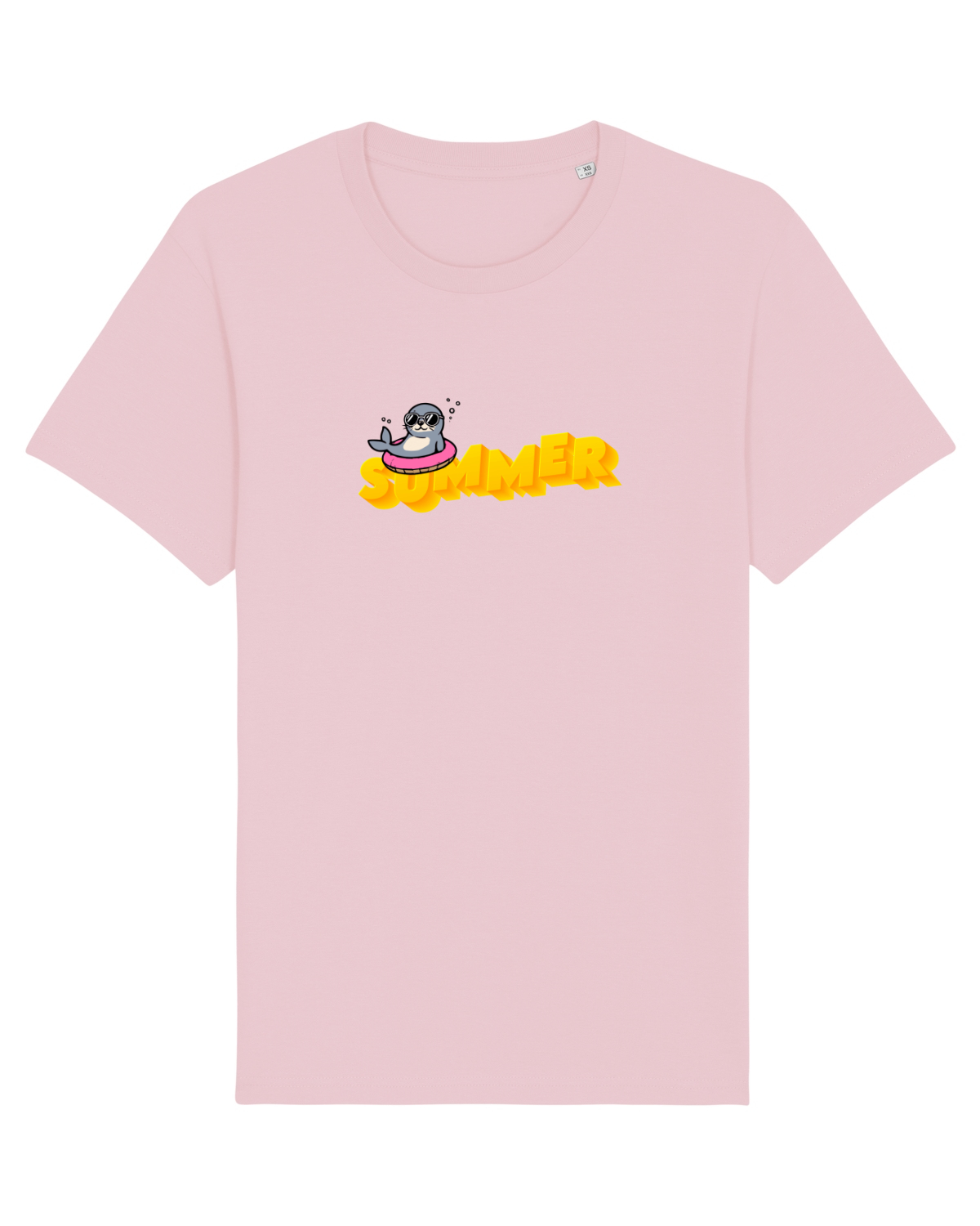 Tricou mânecă scurtă Unisex Rocker Cotton Pink