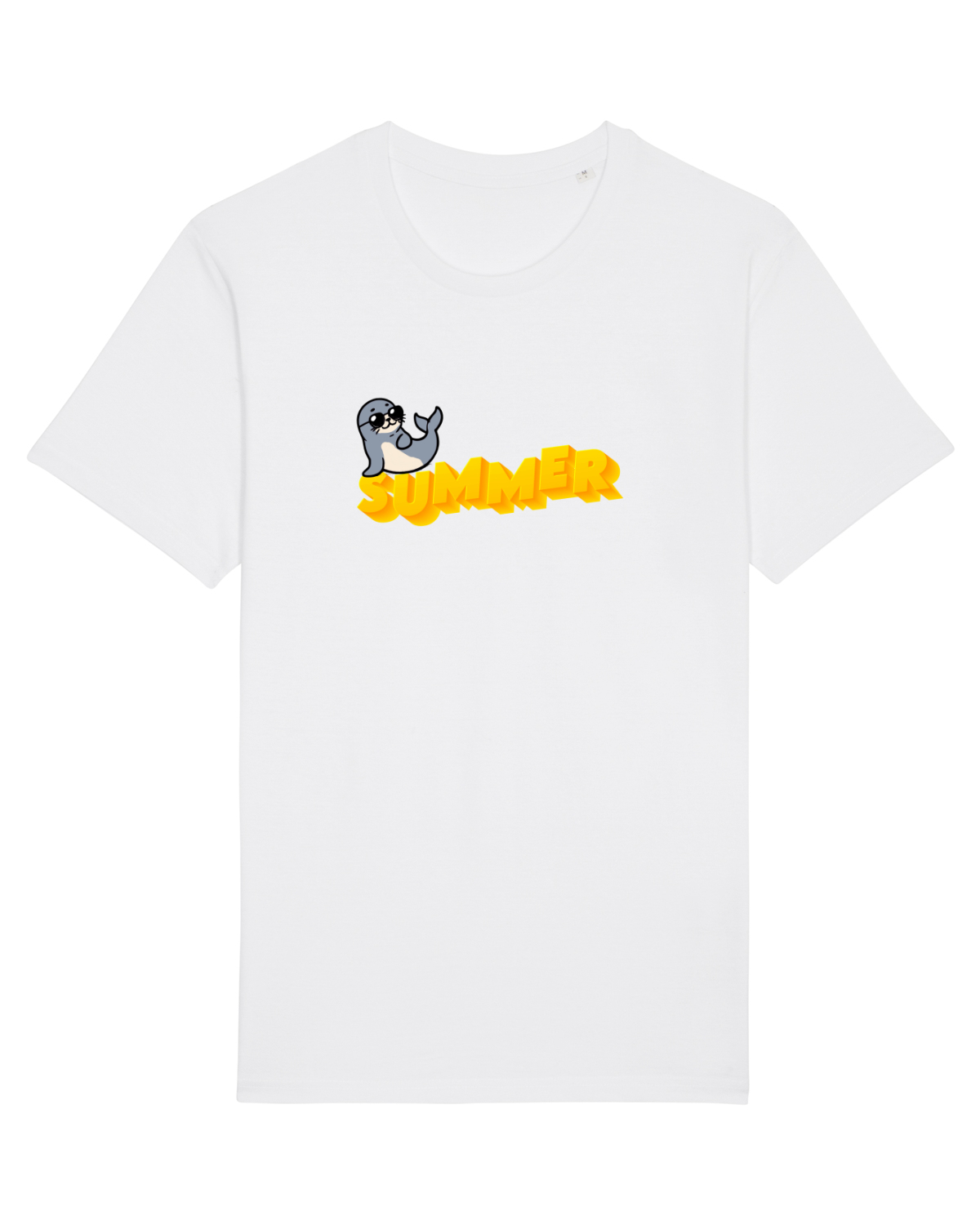 Tricou mânecă scurtă Unisex Rocker White