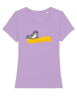 Summer  Tricou mânecă scurtă guler larg fitted Damă Expresser