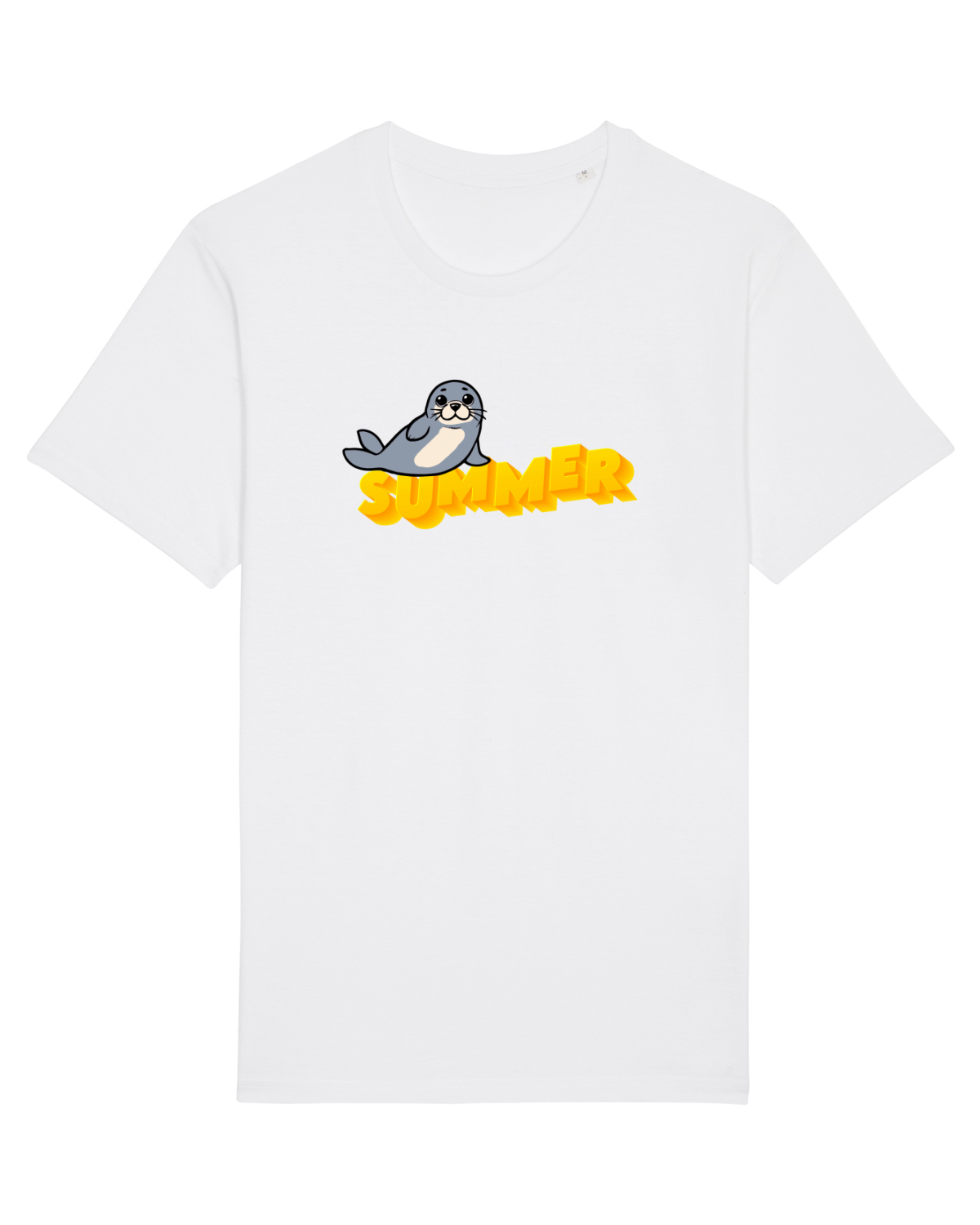 Tricou mânecă scurtă Unisex Rocker White