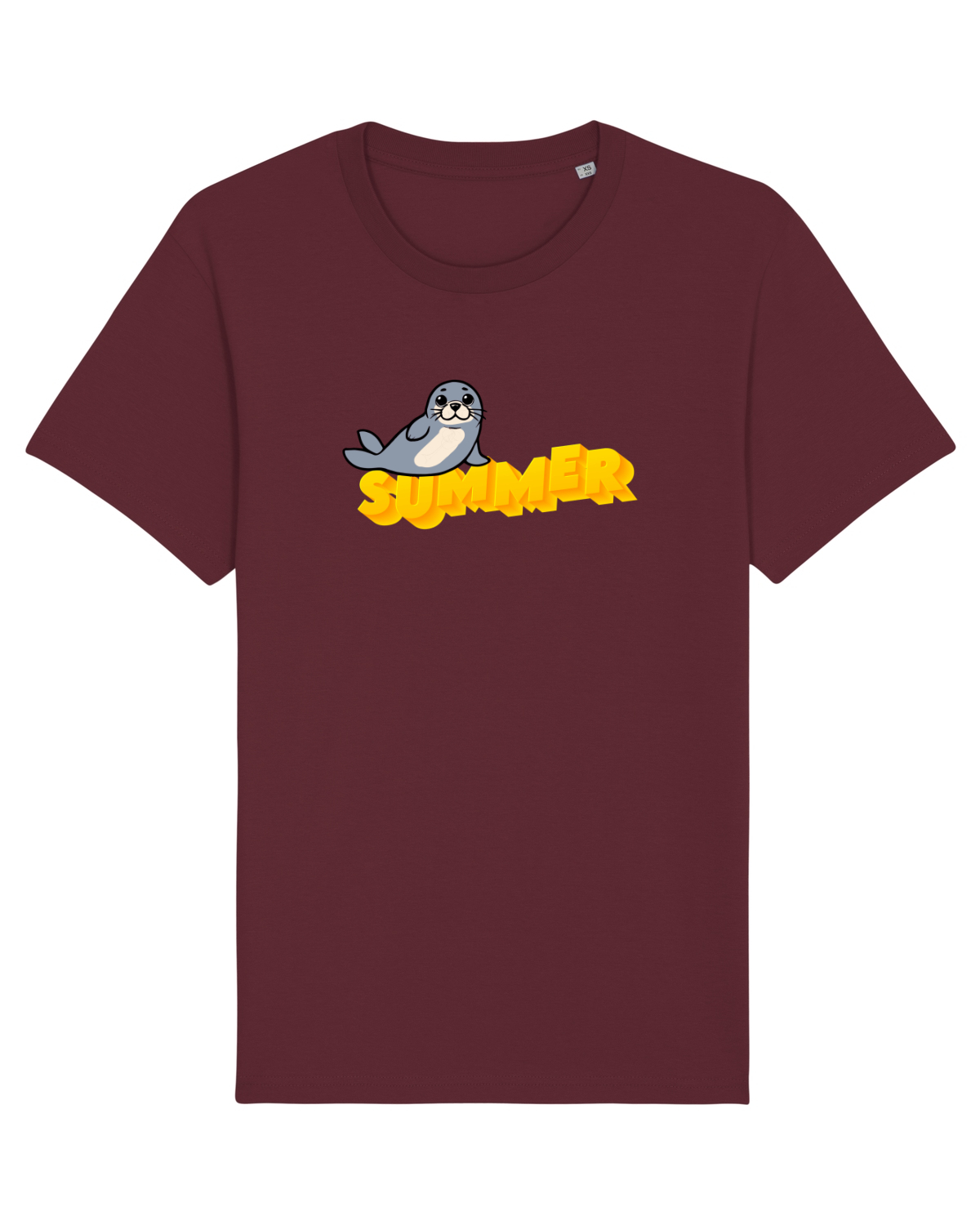 Tricou mânecă scurtă Unisex Rocker Burgundy