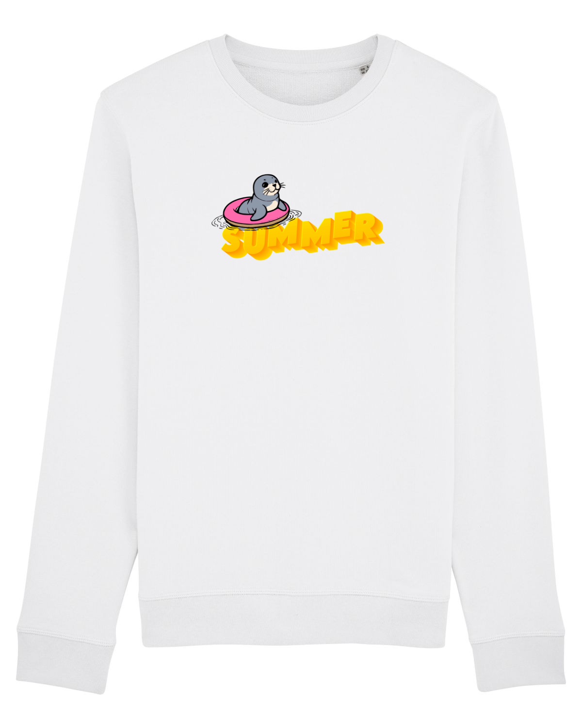 Bluză mânecă lungă Unisex Rise White