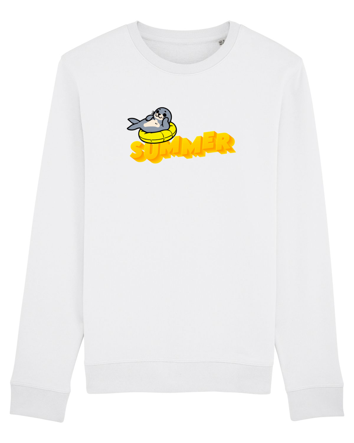 Bluză mânecă lungă Unisex Rise White