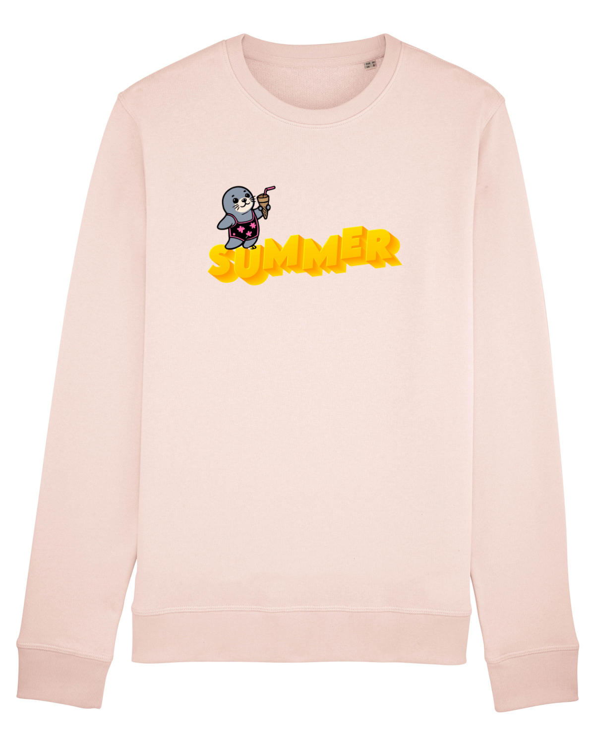 Bluză mânecă lungă Unisex Rise Candy Pink
