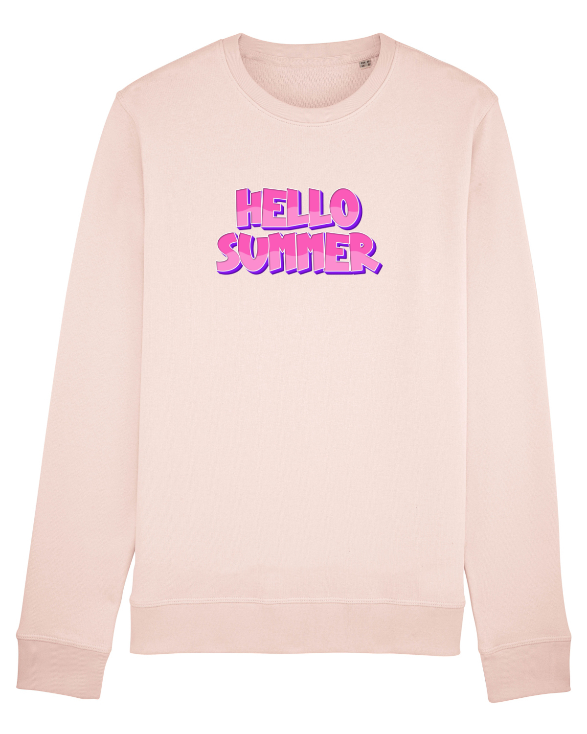 Bluză mânecă lungă Unisex Rise Candy Pink