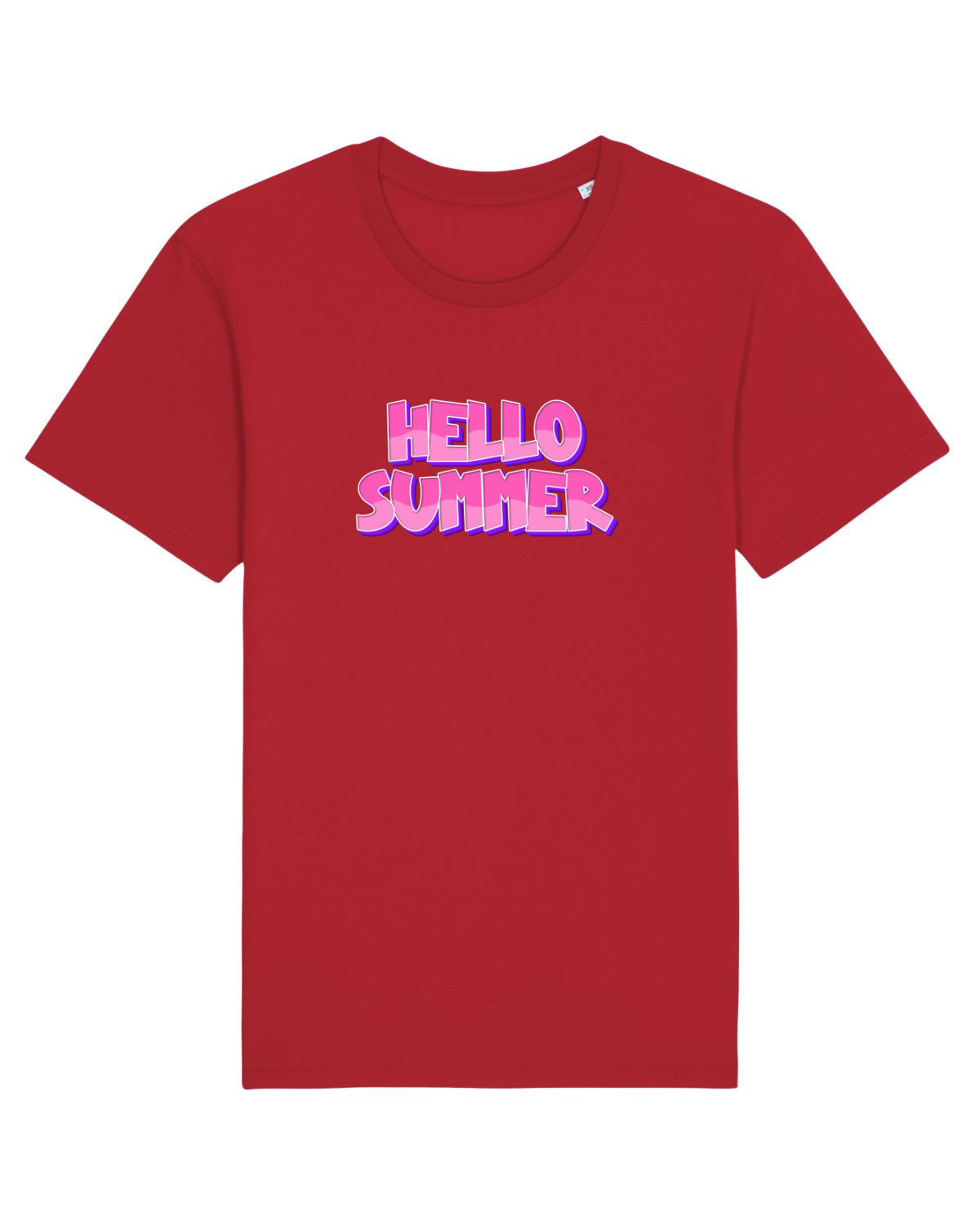 Tricou mânecă scurtă Unisex Rocker Red